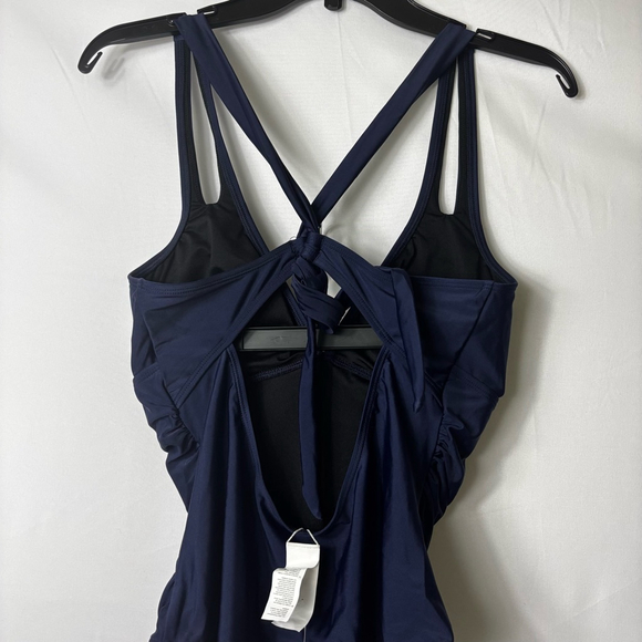 NWT one piece Swimsuit Size L Blue - Picture 3 of 6